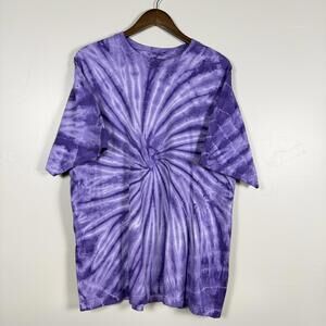 A$$h0les Live Forever Unisex XXL Tie Dye Back Graphic T Shirt Purple